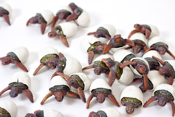 100 Turtles - Menagerie by Emily Jung Miller