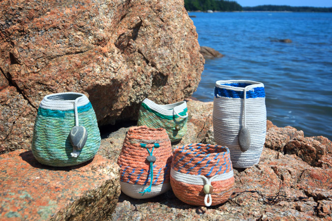 Ghost Net Baskets - Ghost Net by Emily Jung Miller