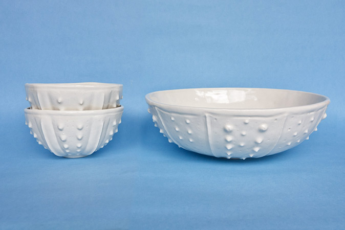 Urchin Bowls - sculpture by Emily Jung Miller