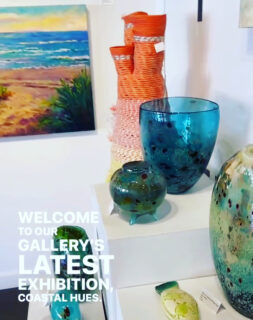 Join me tonight for First Friday art walk in Newberg 5-7pm. I'll be at @artelements gallery celebrating their winter exhibition, Coastal Hues. My Ocean Baskets, 100 Turtles, and Urchin Bowls are included in this beautiful collection along with paintings, willow sculptures, blown glass, and more from 10 gallery artists.

Coastal Hues continues thru March 22. Visit @artelements Insta for a video tour of the exhibition, and shop the full collection on their website ArtElementsGallery.com.

📸 by @artelements 
.
.
.
#ghostnetart #reclaimedmaterials #ghostnetbaskets #recycledart
#contemporarysculpture #fiberart #basketry #portlandartist #oregonartist 
#pdxartist #oceanplastic #fishingrope #newbergoregon