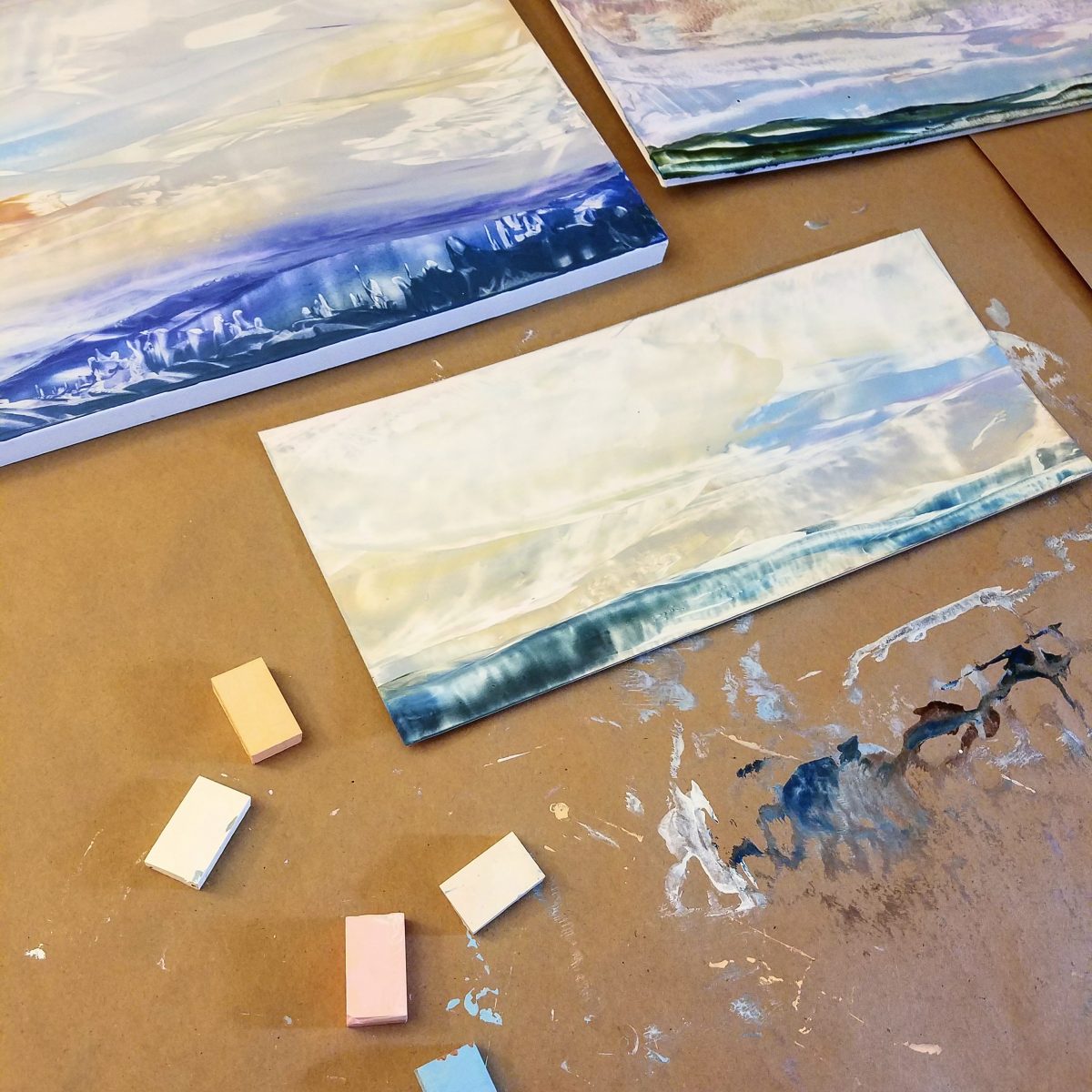 Encaustic Artist Residency: Day 1, Gathering Inspiration