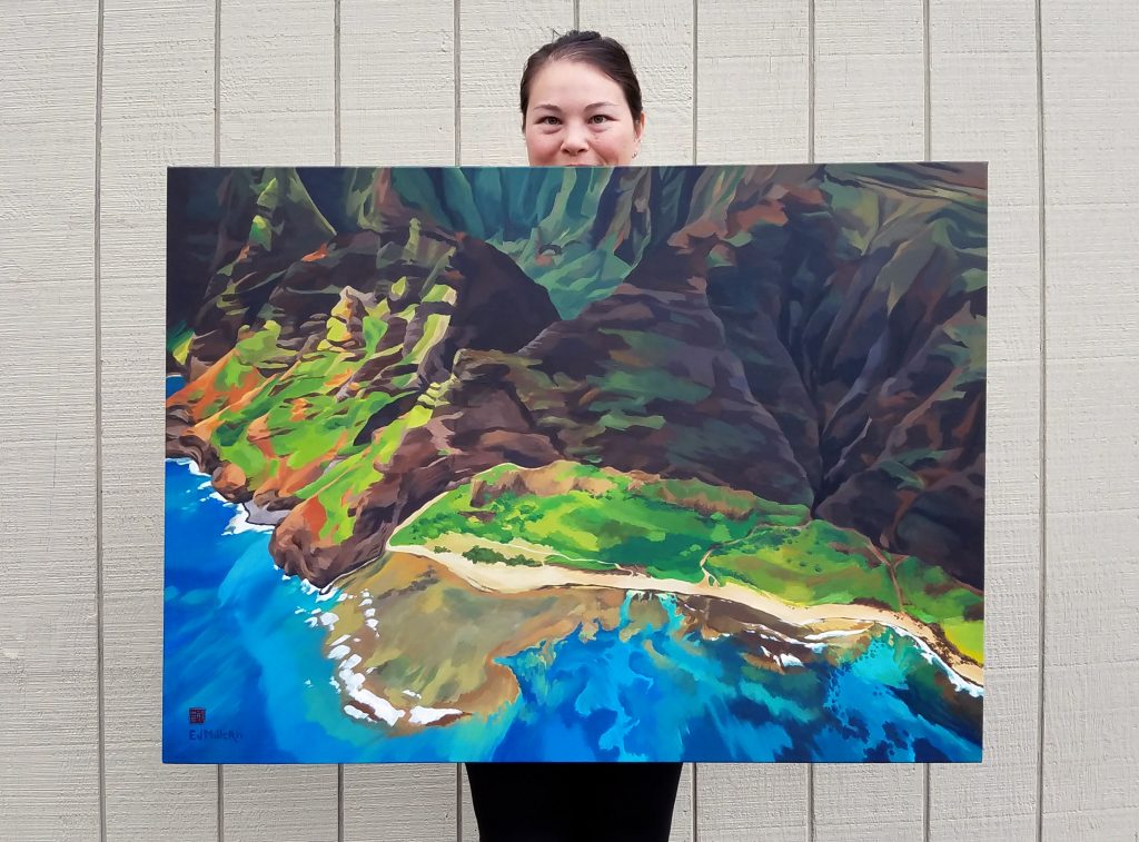 Nualolo Kai - Hawaii painting by artist Emily Miller
