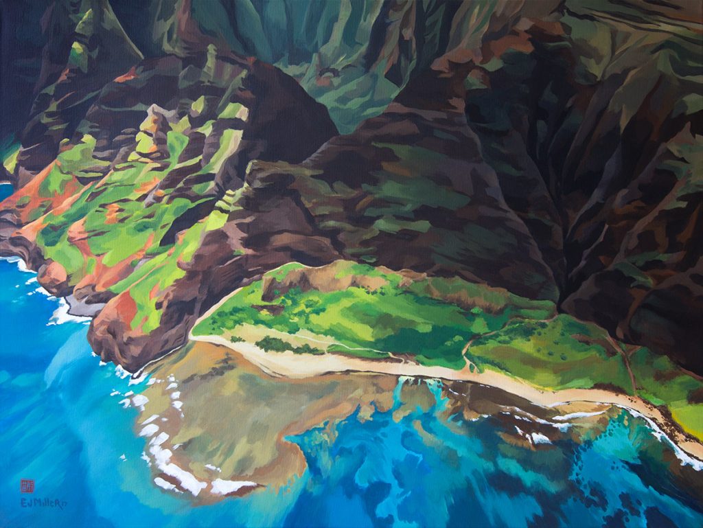 Nualolo Kai - Hawaii painting by artist Emily Miller