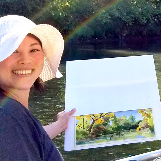 Oregon plein air painting by Emily Miller